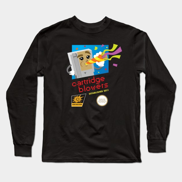 Cartridge Blowers 10th Anniversary Long Sleeve T-Shirt by andyhuntdesigns